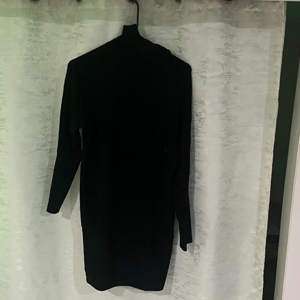 Mudpur Black wool turtle neck wool  Dress